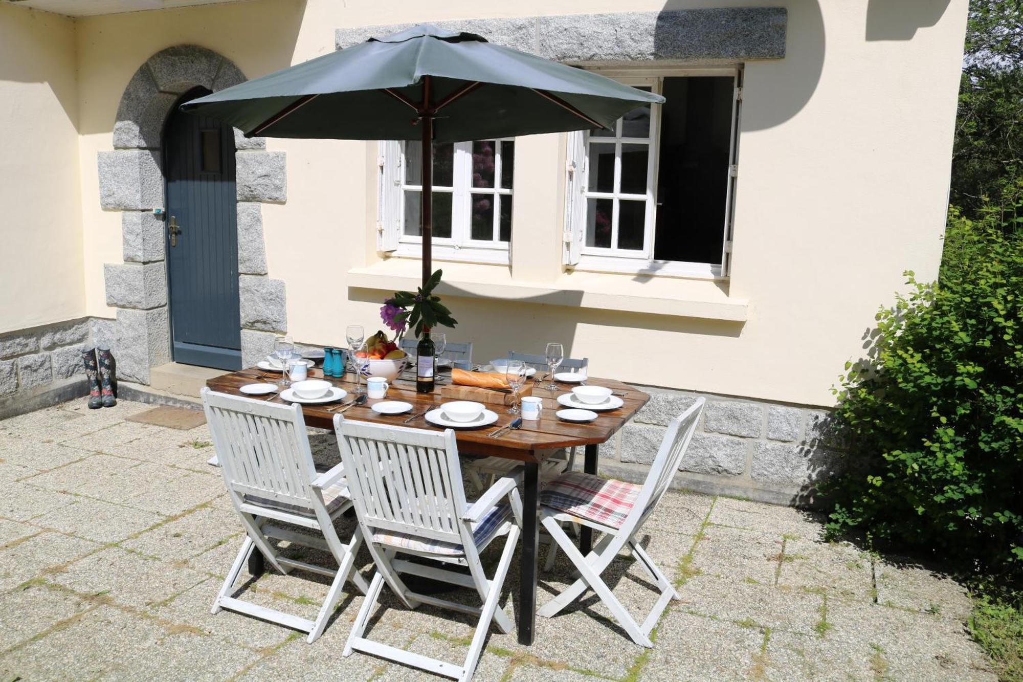 Fontaine Blanche River View, Large Patio & Garden In Central Brittany With Starlink Wifi Treffrin Εξωτερικό φωτογραφία
